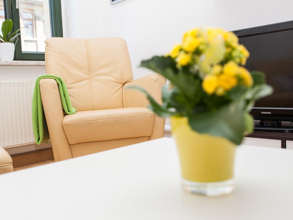 Ferienwohnung Leipzig Ost Bagian luar foto