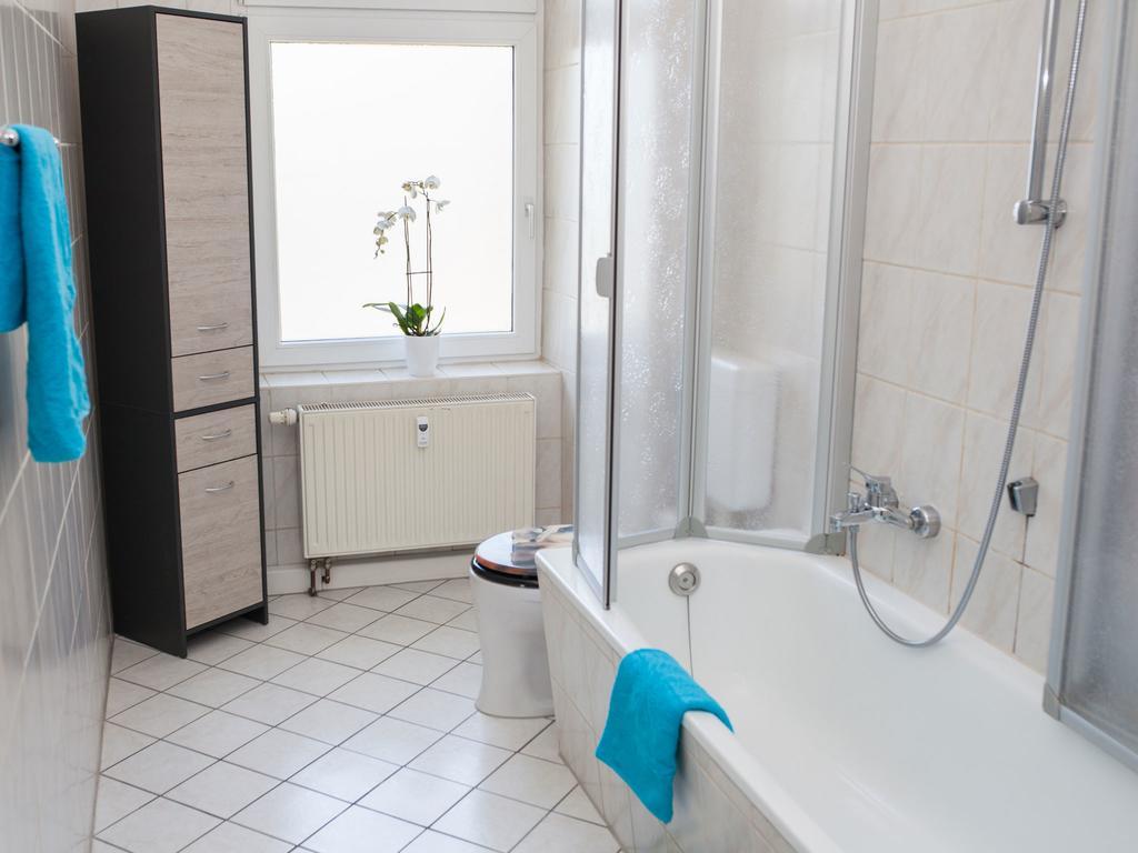 Ferienwohnung Leipzig Ost Bagian luar foto